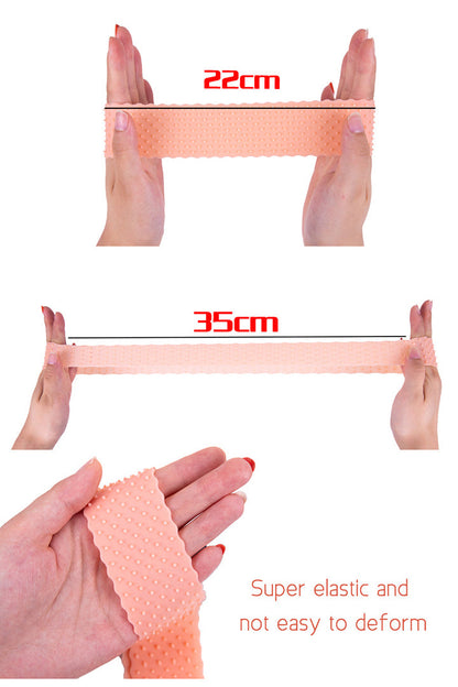 Flash Deal Silicone Band For Wig 22Cm Wig Grip Headband Silicone Headband With Grips High Elasticity Rubber Hair Band