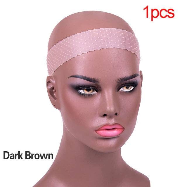 Flash Deal Silicone Band For Wig 22Cm Wig Grip Headband Silicone Headband With Grips High Elasticity Rubber Hair Band