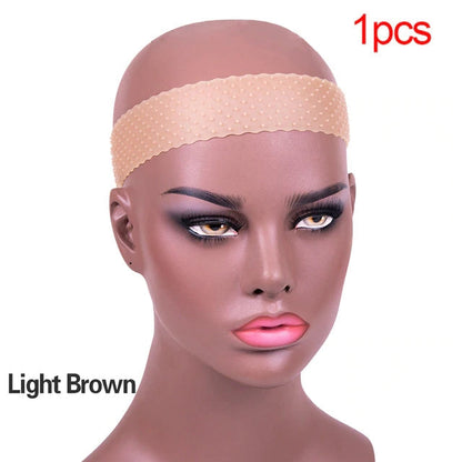 Flash Deal Silicone Band For Wig 22Cm Wig Grip Headband Silicone Headband With Grips High Elasticity Rubber Hair Band