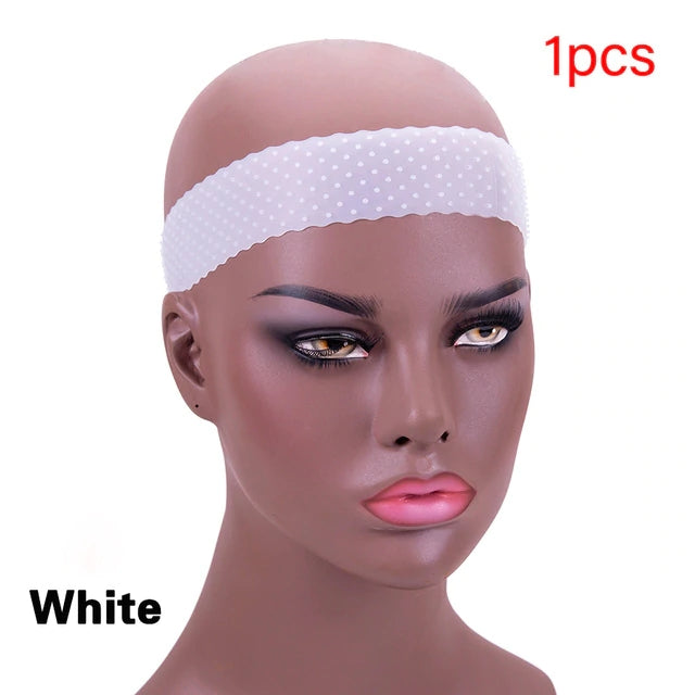 Flash Deal Silicone Band For Wig 22Cm Wig Grip Headband Silicone Headband With Grips High Elasticity Rubber Hair Band