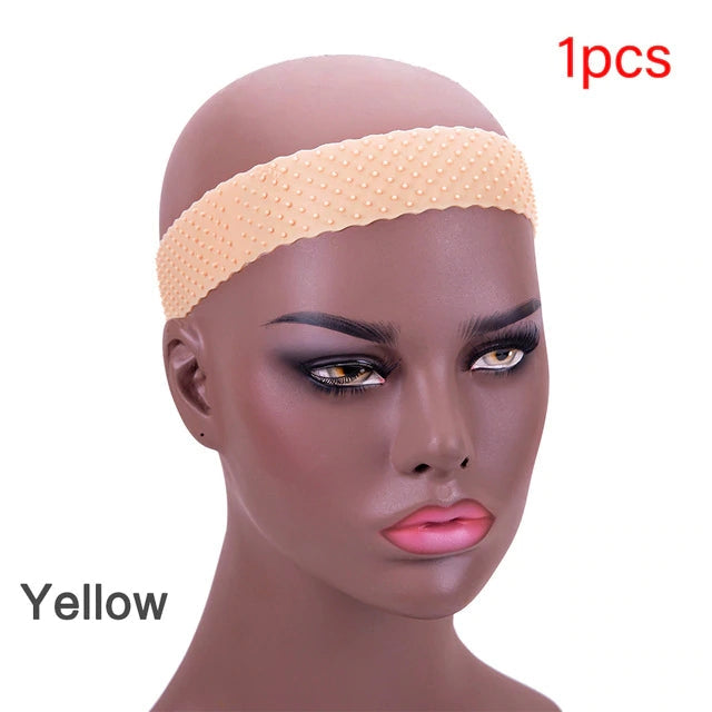 Flash Deal Silicone Band For Wig 22Cm Wig Grip Headband Silicone Headband With Grips High Elasticity Rubber Hair Band