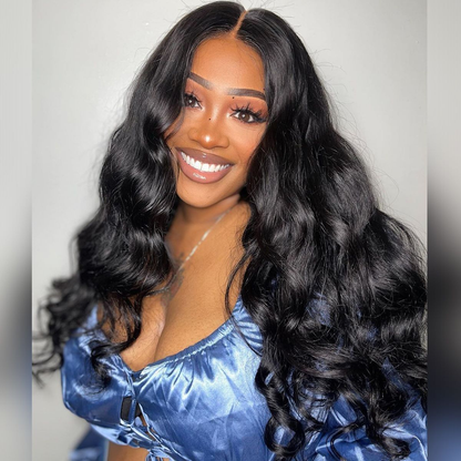 Wear & Go 13X4 Pre Cut Glueless HD Lace Front Wig Brazilian Body Wave Human Hair Wigs
