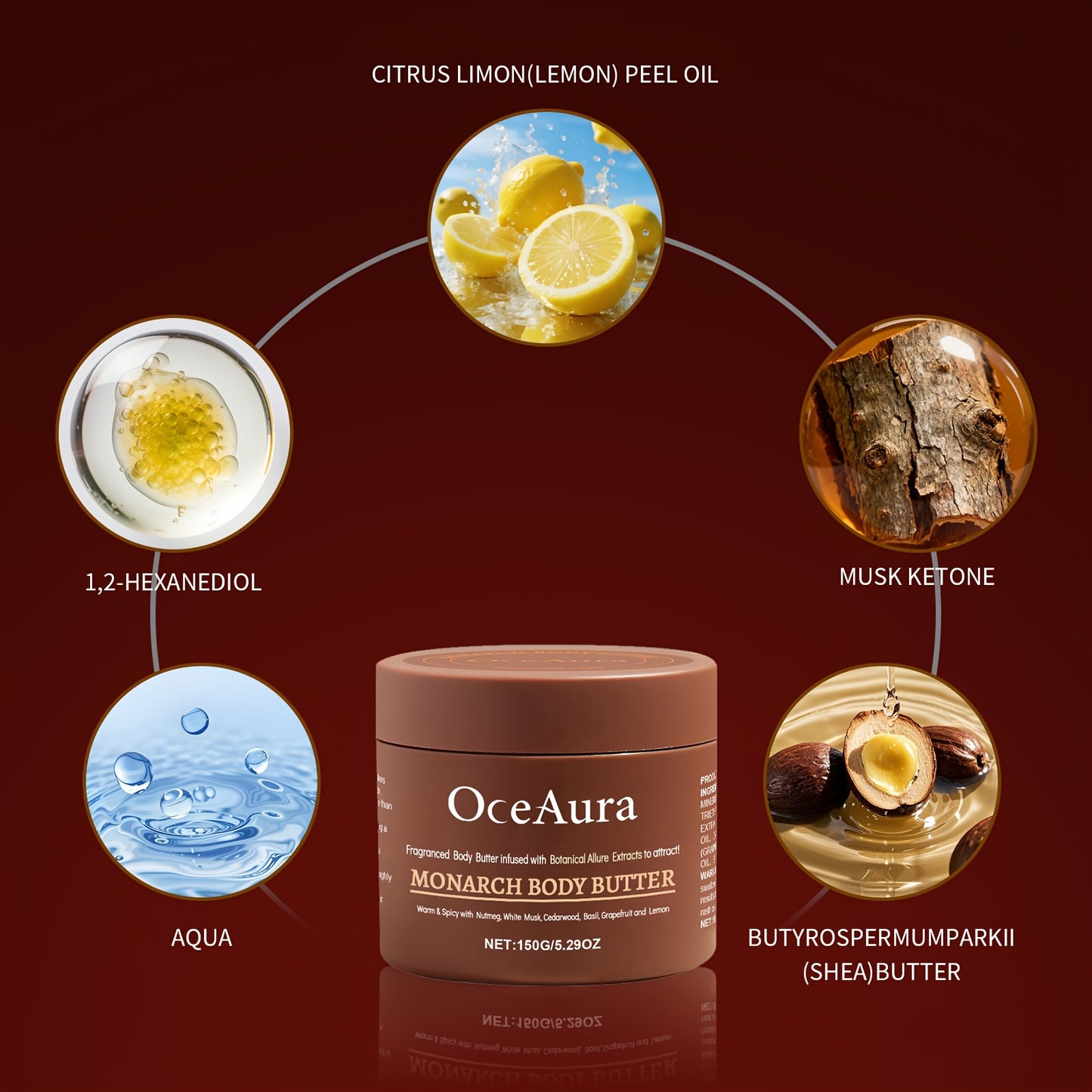 Men'S Body Butter, Daily Hydrating Moisture