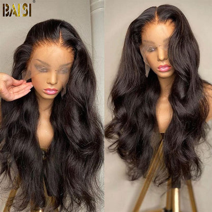 BAISI 10A 13X4 Frontal Human Hair Wig ( US Warehouse )