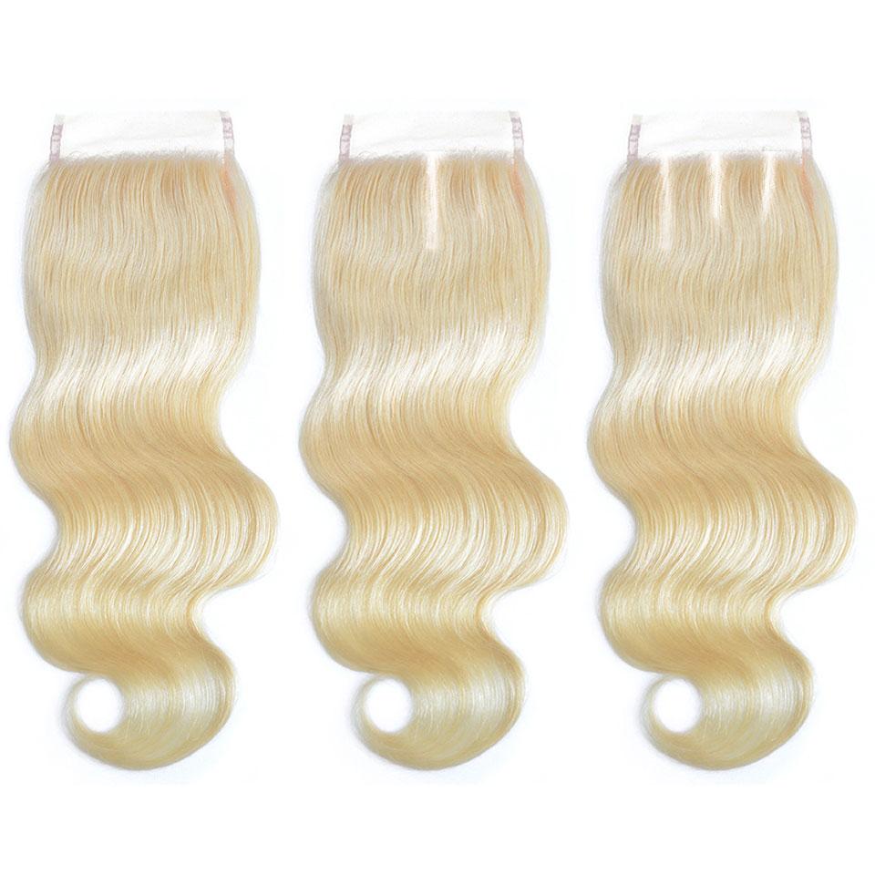 flash Deal Blonde #613 Body Wave Lace Closure 4x4