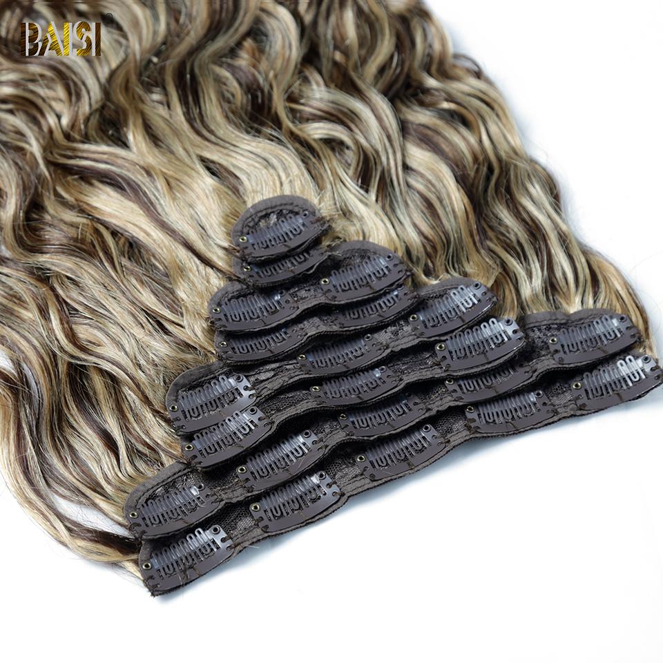 Flash Deal Wavy Clip Ins Hair Extensions F4/27# Color