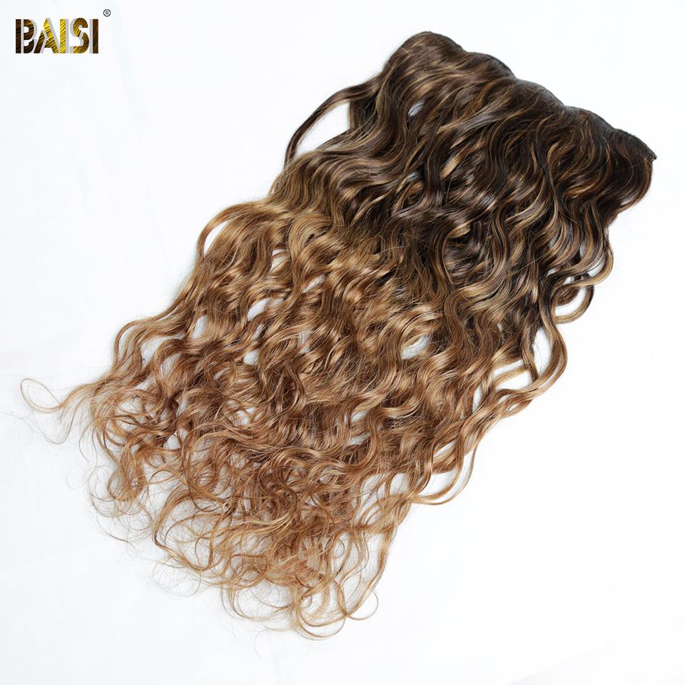 Flash Deal Wavy Clip Ins Hair Extensions F4/T30/30# Color