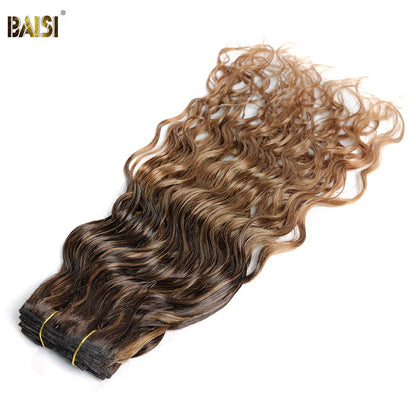 Flash Deal Wavy Clip Ins Hair Extensions F4/T30/30# Color