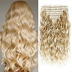 Flash Deal Straight Clip Ins Hair Extensions F8/613 Color