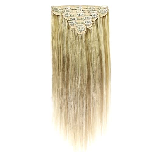 Flash Deal Straight Clip Ins Hair Extensions P8/1B Color