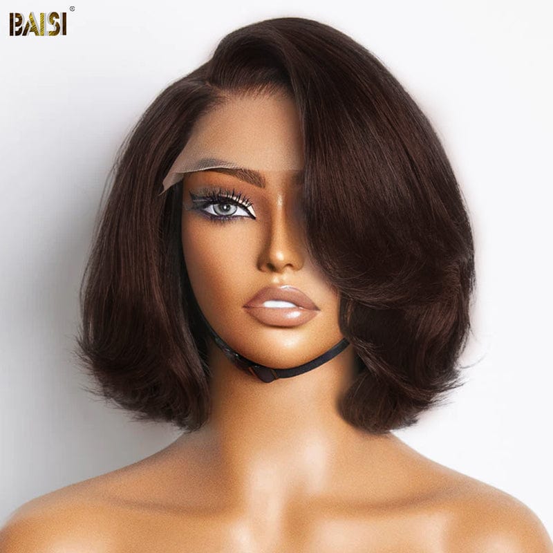 Elegant Brown Short Wig