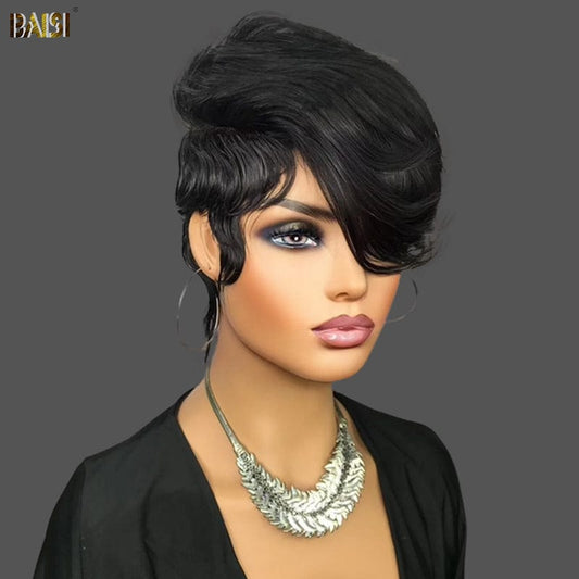 Pixie Cut Hair 5x5 Short Wig