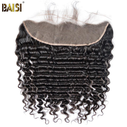 10A Virgin Deep Wave Human Hair Bundles with Closure/Frontal