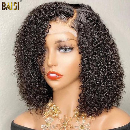 Lace Front Human Hair Afro Curl Wig