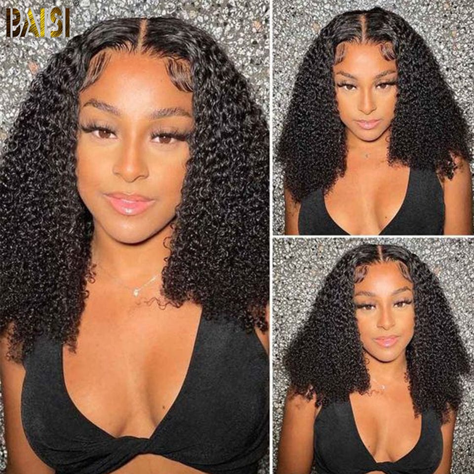 Lace Front Human Hair Afro Curl Wig