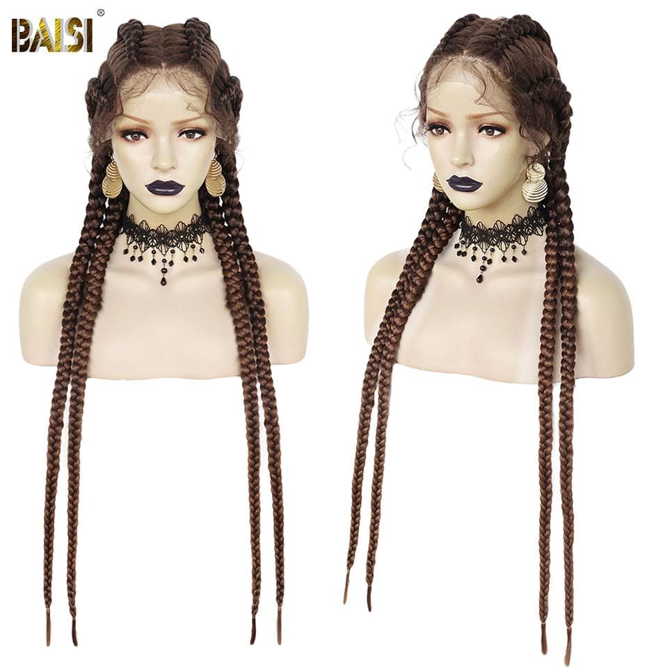 Braided Lace Wig Synthetic Hair