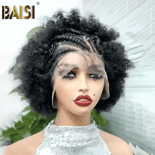 Synthetic Afro Braids Hair Wig