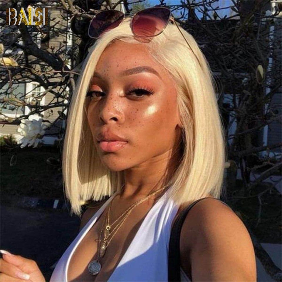 Color Bob Lace Wig Human Hair