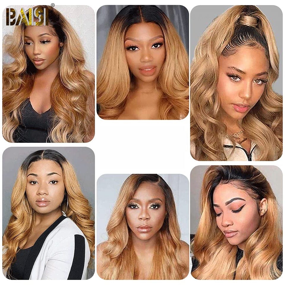 #1B/27 Body Wave Wig Bleached Knots