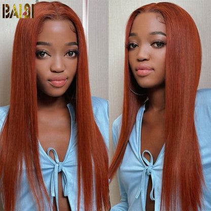 Ginger Orange Color Striaght Wig