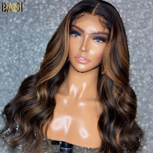 Highlight Piano Color Lace Wavy Wig