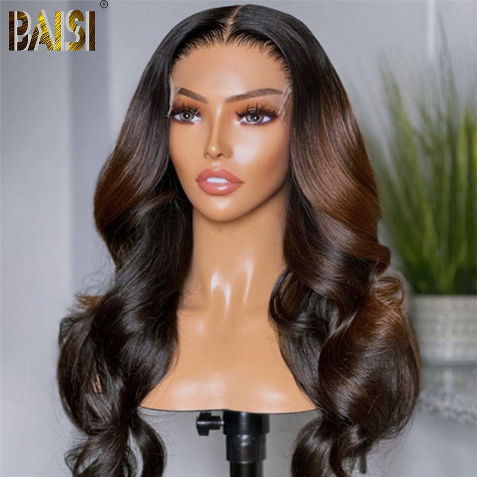 Mix Chestnut Brown Big Loose Wave Wig