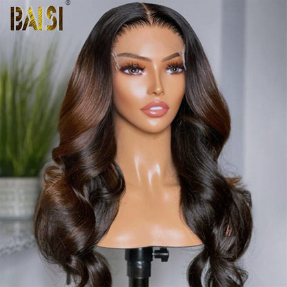 Mix Chestnut Brown Big Loose Wave Wig