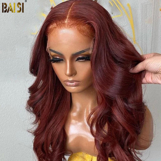 Red Brown Wavy Wig