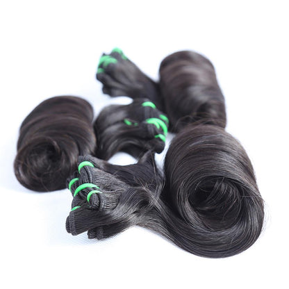 Top Grade Double Drawn 100% Virgin Hair Egg Curl Fumi Hair