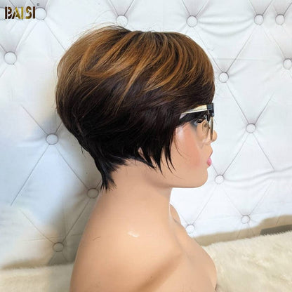 Aba Machine Made Short Cut Wig