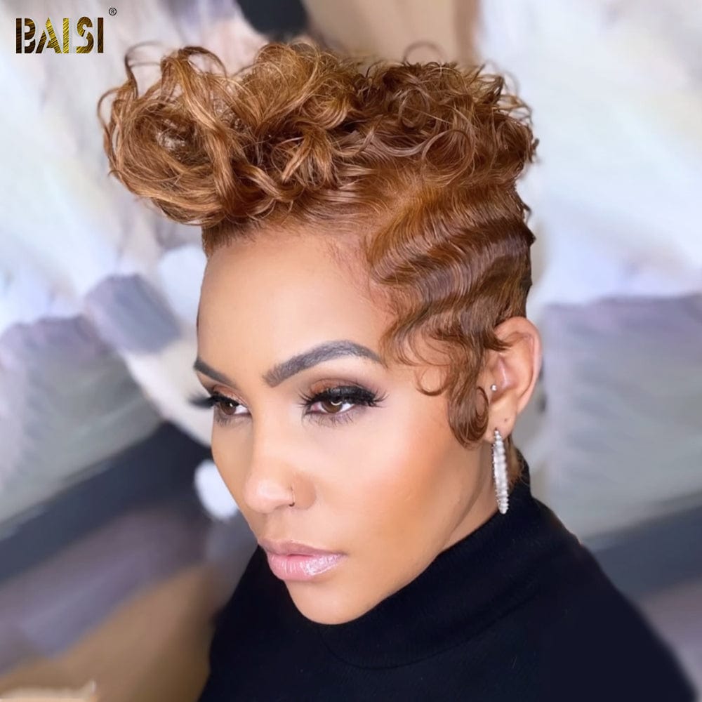 Ginger Finger Wave Full Lace Wig