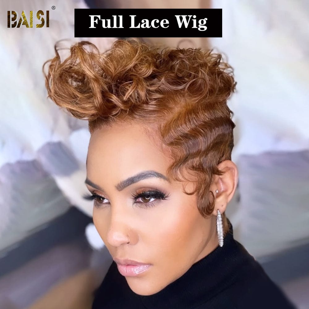 Ginger Finger Wave Full Lace Wig