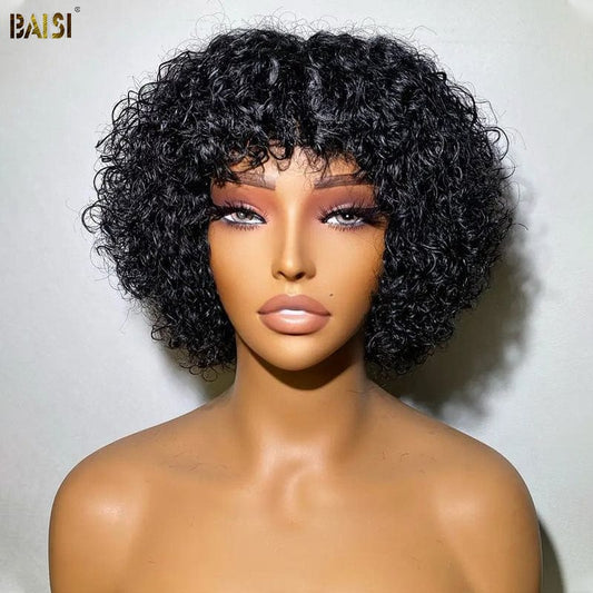 Lightweight Bouncy Machine Made Wig With Bang