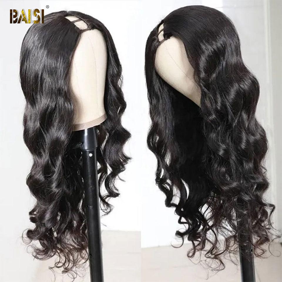 U Part Wig Body Wave 100% Human Hair Wigs