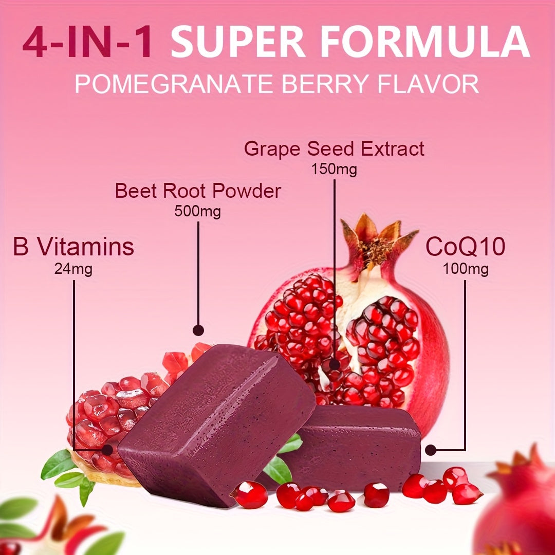 Beetroot Chewable Gummies Contains COQ10