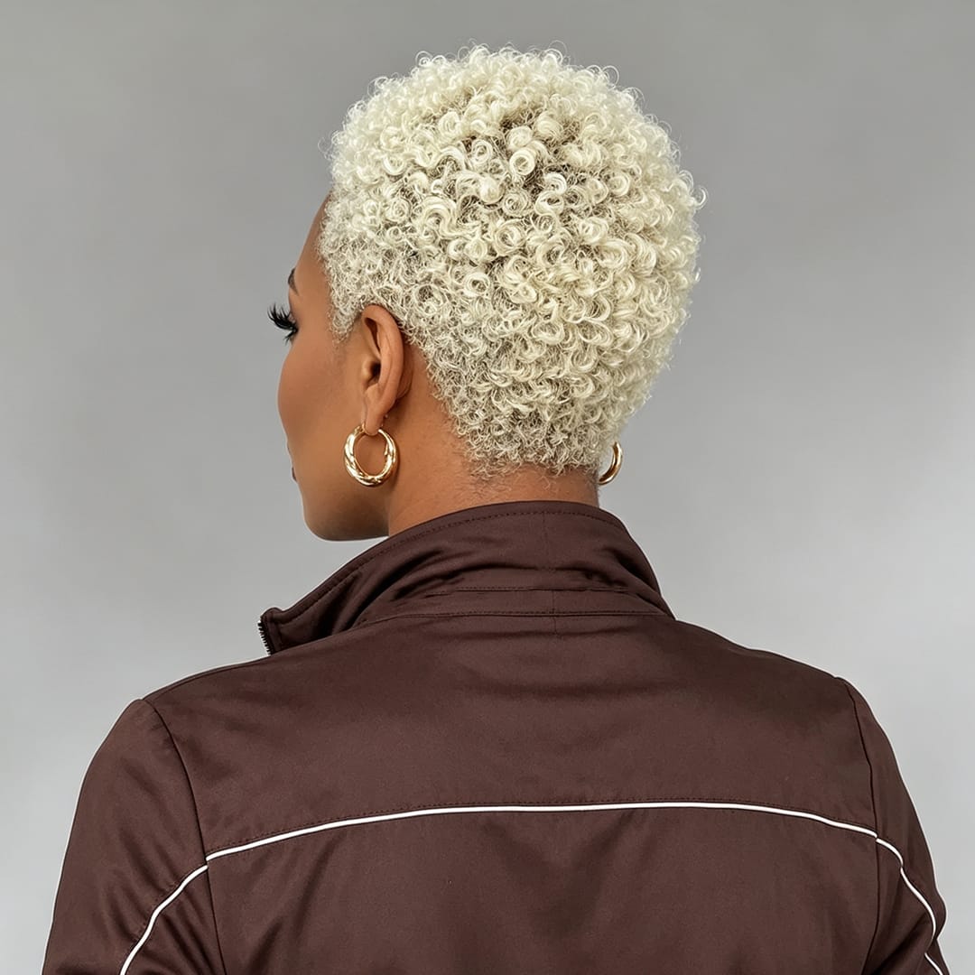 Pixie 13X4  Short Curly Hair
