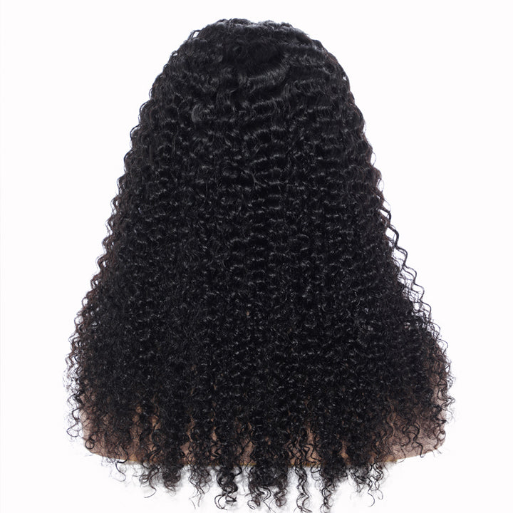 Flash Deal $79.99 18" Curly Headband Wigs Glueless Human Hair Wig