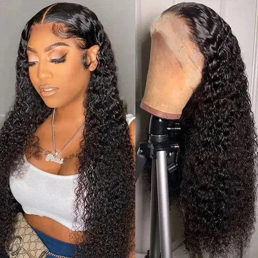 Curly Lace Front Wigs 13x6 HD Lace Frontal Wig Kinky Curly Human Hair Wig