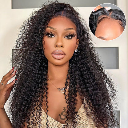 Curly Hair Pre Cut 9x6 Lace Wig Glueless Human Hair Wig