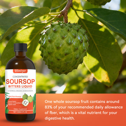 Soursop Bitters Liquid - Herbal Supplement for Gut Health - Healthier Me Beauty, LLC