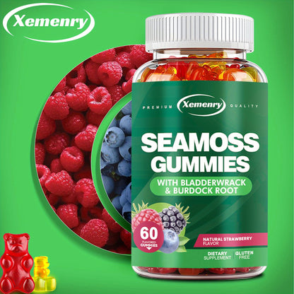 Seamoss Gummies - with Bladderwrack, Burdock Root