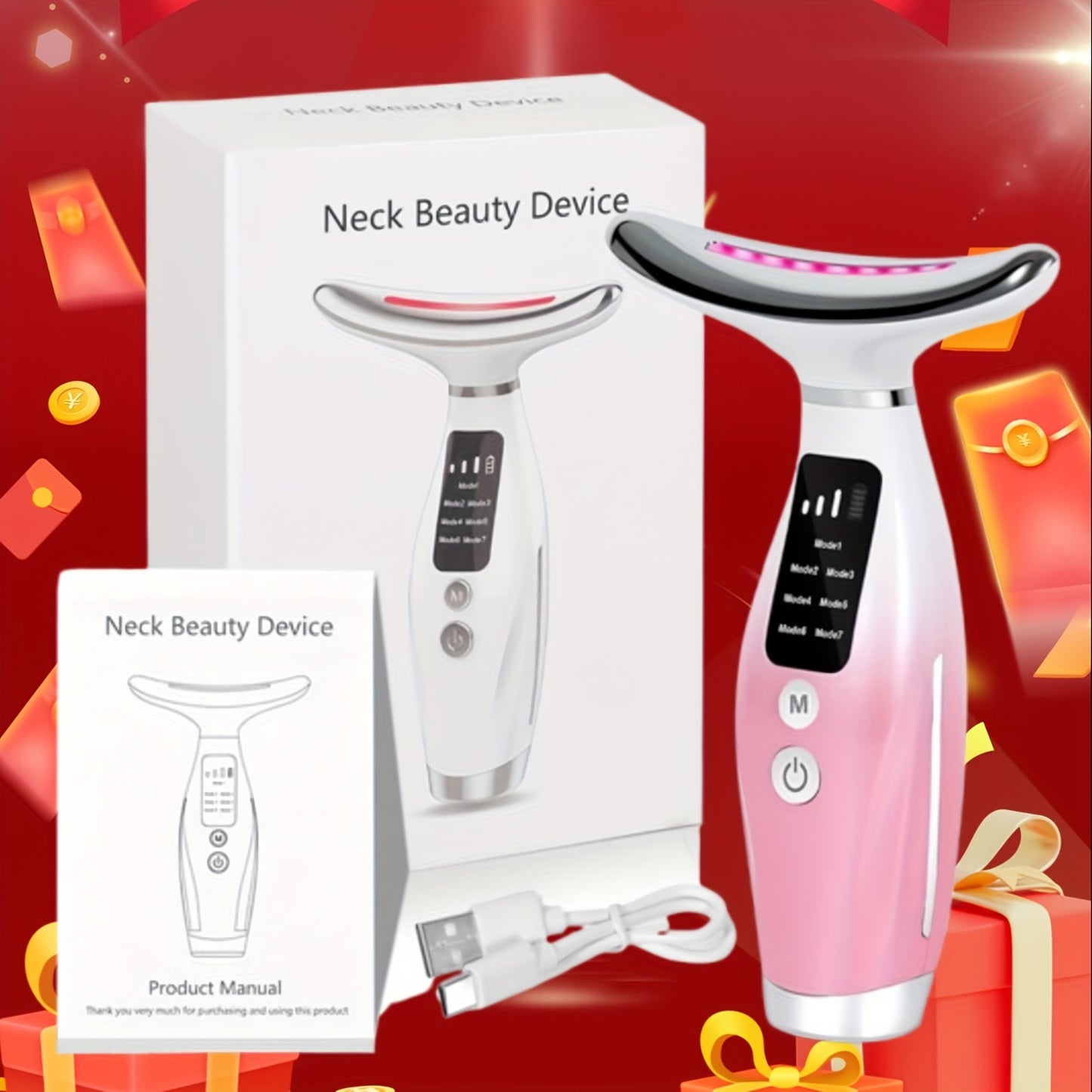 Rechargeable Face And Neck Massage