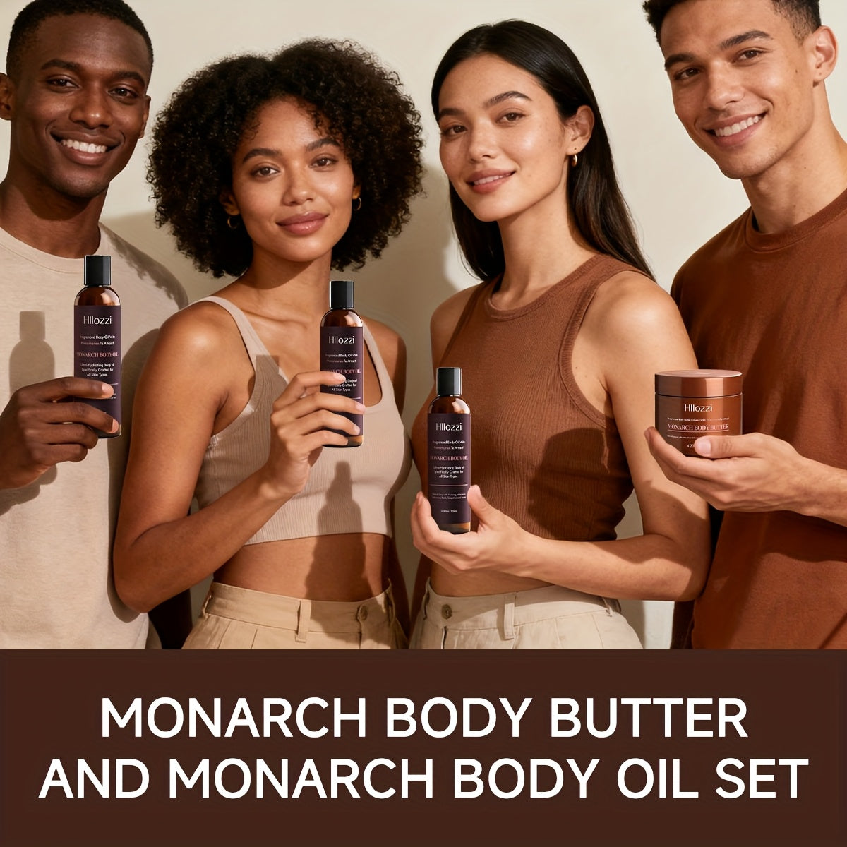 MONARCH Body Oil And Body Butter Set - A Duo for Moisturizing
