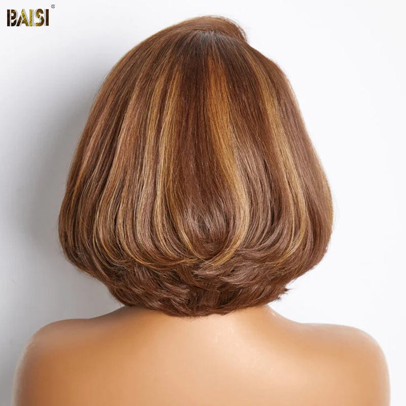 BAISI Elegant Highlight BoB Wig