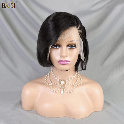 BAISI Short Wig With Braid