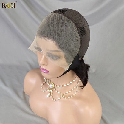 BAISI Short Wig With Braid