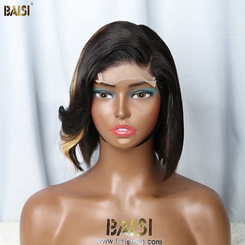 BAISI Side Part With Highlight Bob Wig