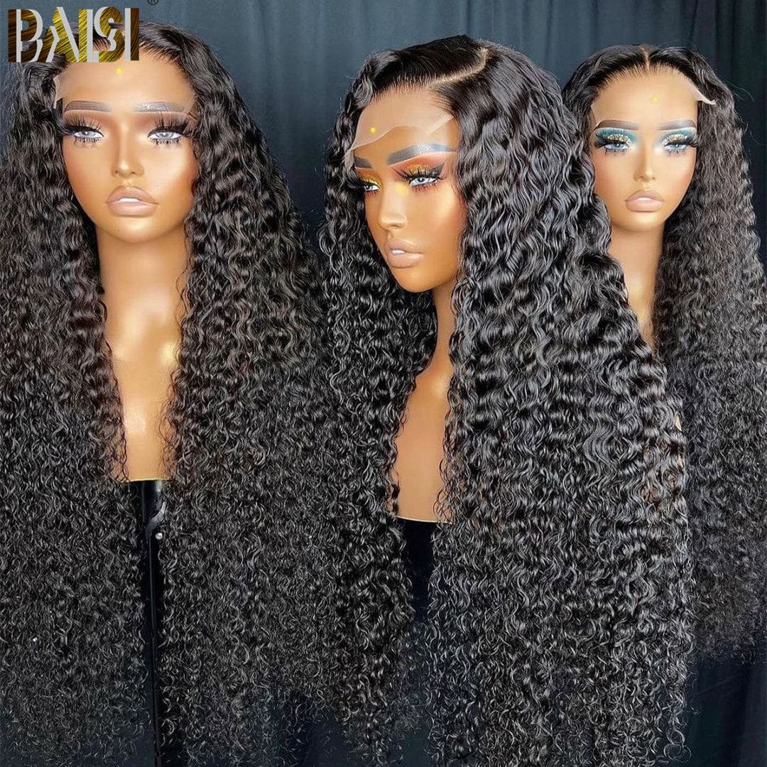 BAISI 10A Curly Lace Wig