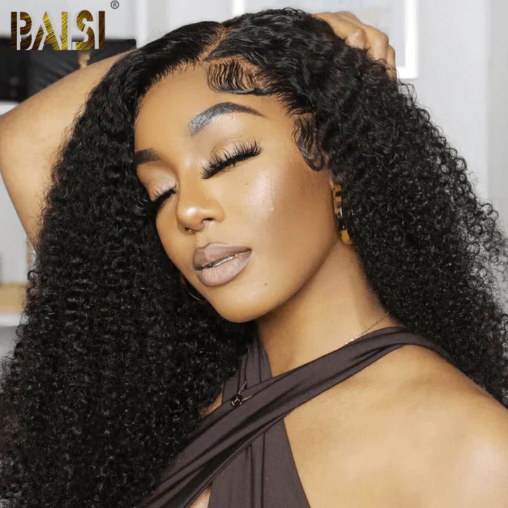 BAISI Kinky Curly Full Density Wig