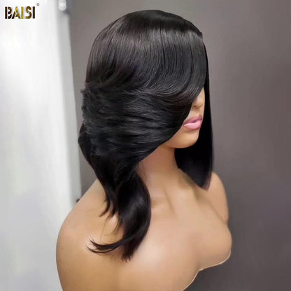 BAISI Fashion Side part Frontal Bob Wig